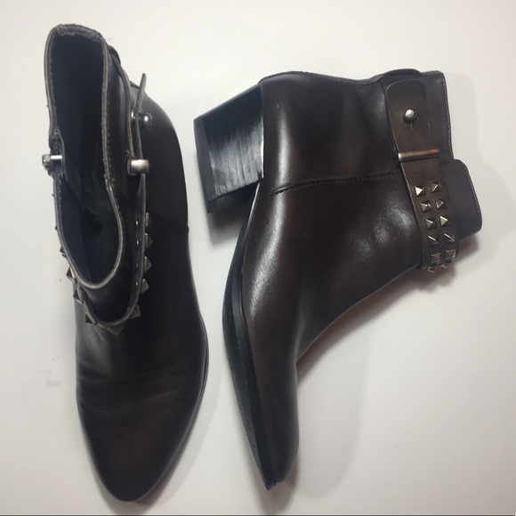 [Franco Sarto] ankle boots gray cute studs 6 1/2 - Picture 1 of 8